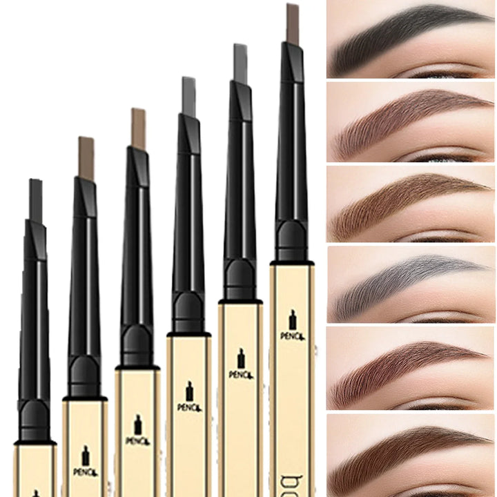 Dual-Ended Waterproof Eyebrow Pencil – Precise, Long-Lasting &amp; Smudge-Proof Brow Makeup