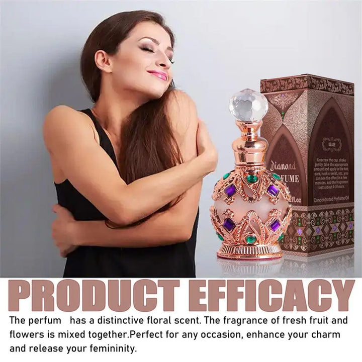 Exotic Arabian Perfume For Women, Enchanting Floral Bouquet With Rose, Jasmine&amp;Vanilla Long-Lasting Pheromone-Infused Fragrance