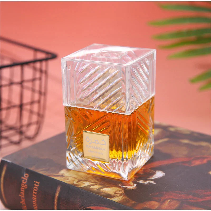 Khamrah عطر Perfume Eau De Toilette Gift Box 100ml Unisex Arabian Oud Scent Gourmand Fragrance Long Lasting Perfume For Unisex