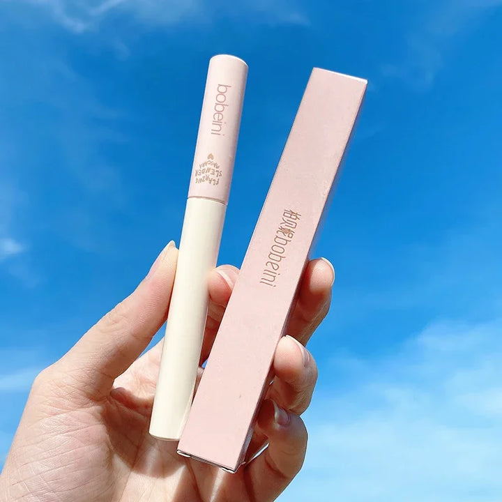 Silk Fiber Curling Mascara, Ultra-Fine Brush, Lengthening &amp; Volumizing, Waterproof, Smudge-Proof, Long-Lasting, Unisex, Eye Safe