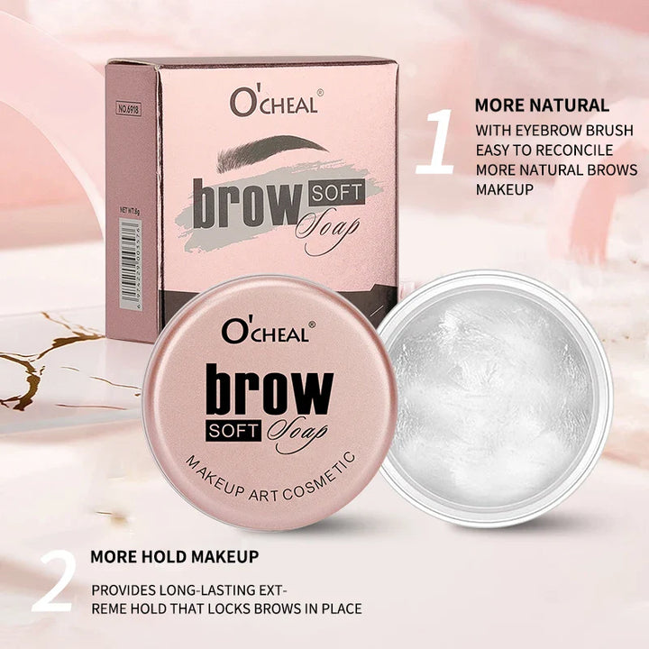 Eyebrow Styling Gel 3D Feathery Wild Brow Wax Waterproof Long Lasting Easy To Wear Shaping Eyebrows Makeup Sculpt Soap Cosmetics