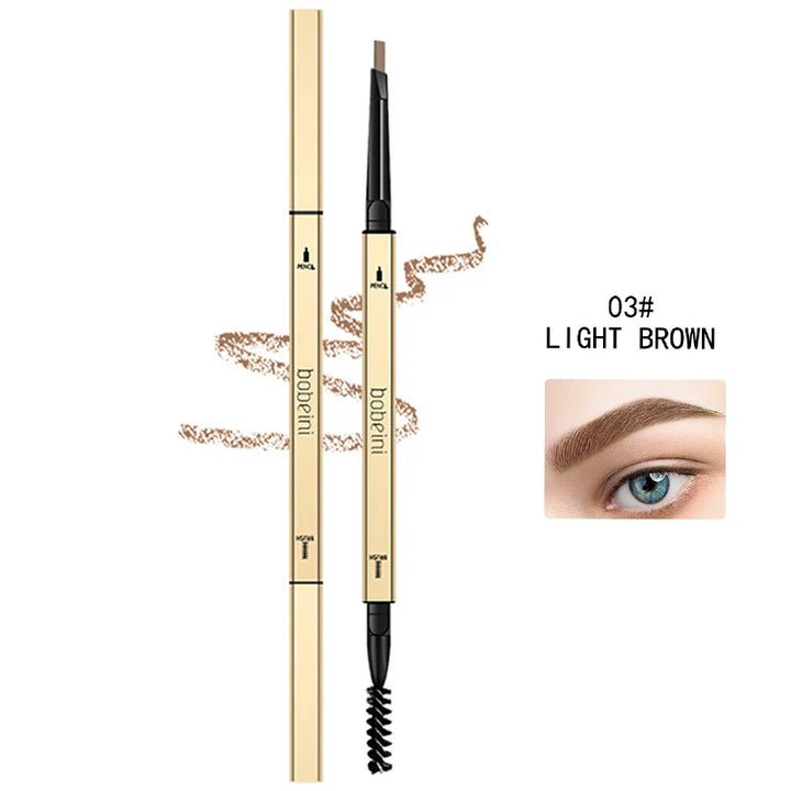 Dual-Ended Waterproof Eyebrow Pencil – Precise, Long-Lasting &amp; Smudge-Proof Brow Makeup
