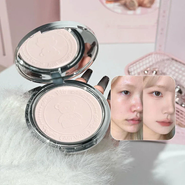 ART VALUE 7PC Makeup Sets Include 3 Colors Matte Lip Mud,1 Pressed Powder,1 Blush,1 Eyes Palette,1 Necklace Beauty Makeup Sets