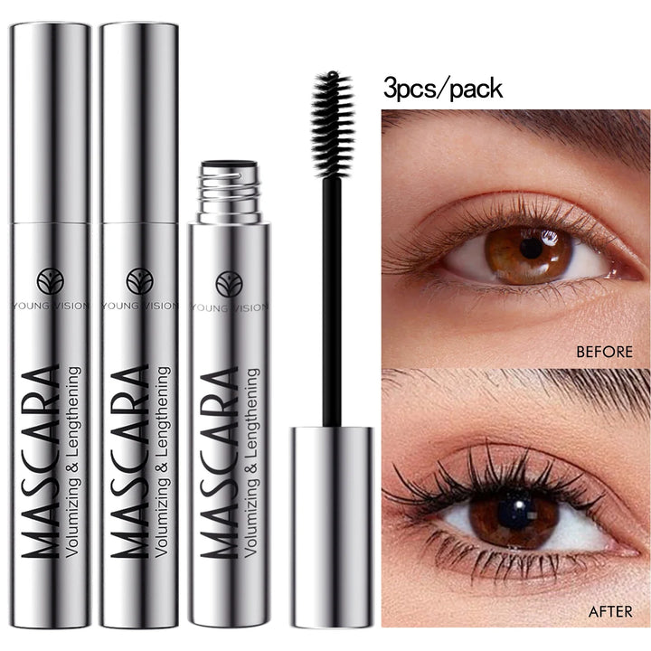 4D Brilliant Starry Sky Black  Mascara Slim, Thick, Curled, Waterproof, Long lasting, Non Staying Mascara