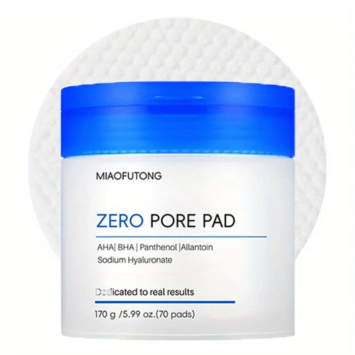70PCS hyaluronic acid cleansing and makeup remover pads, cotton pad makeupremover pads, gently clean and remove makeupmoisturize