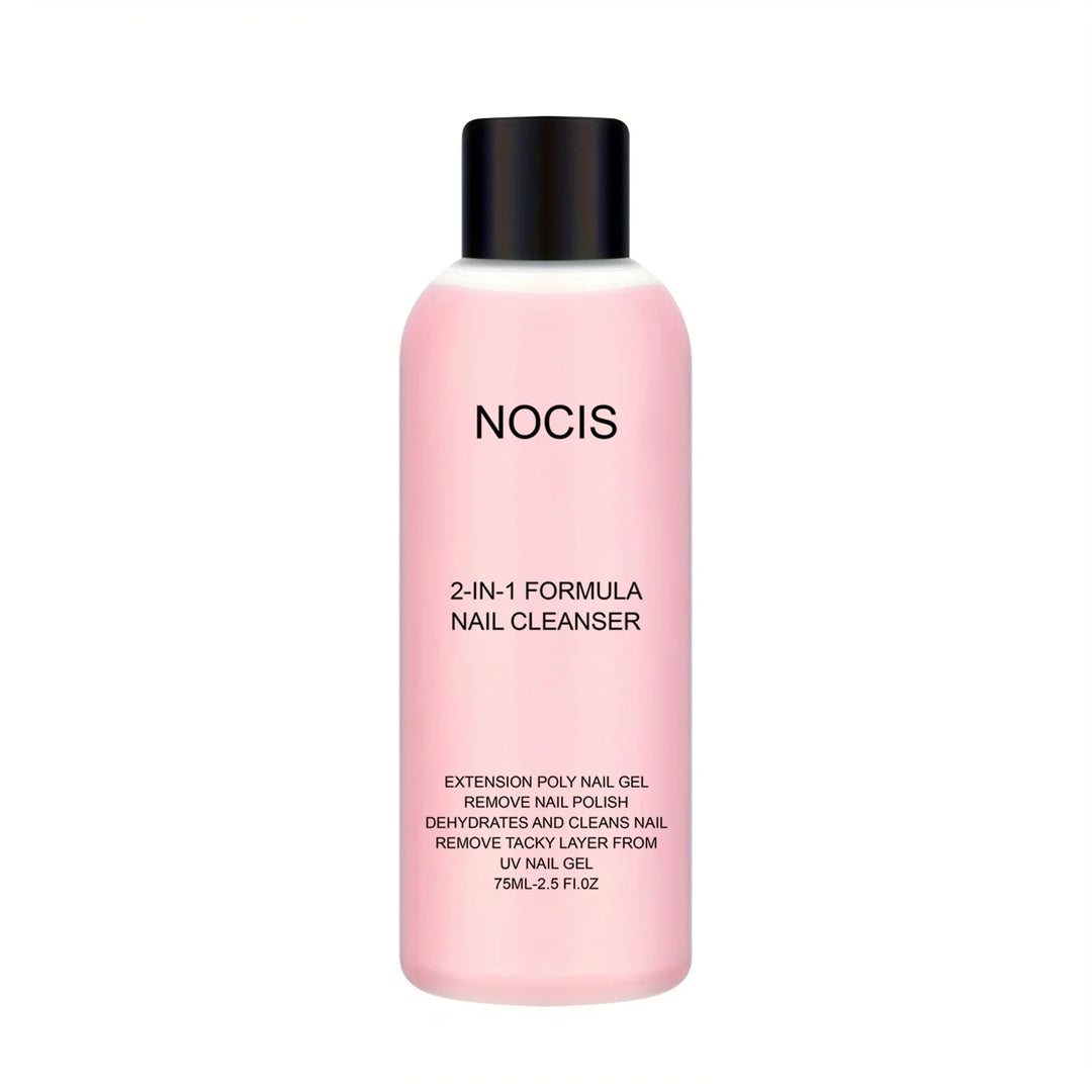2in 1 Gel Cleanser for Nails &amp; Polish Remover, Professional Slip Solution for Poly Gel Nails for &amp; LED Gel, Anti-Stick Formula,