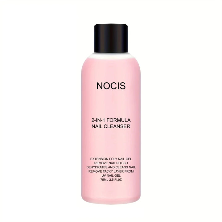 2in 1 Gel Cleanser for Nails &amp; Polish Remover, Professional Slip Solution for Poly Gel Nails for &amp; LED Gel, Anti-Stick Formula,