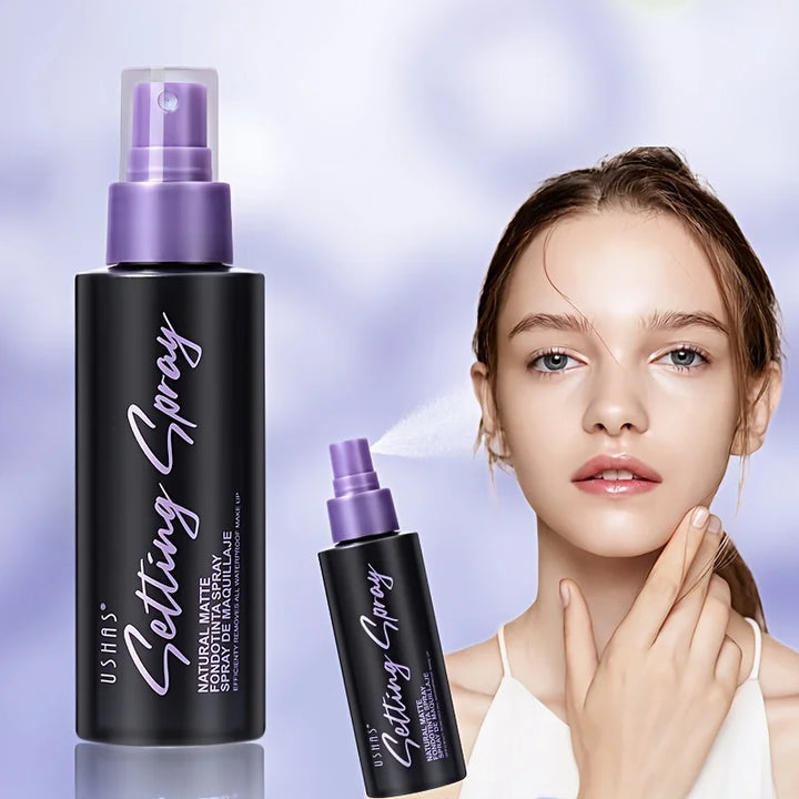 USHAS Waterproof Makeup Setting Spray LongLasting Oil Control Moisturizing Hydration Matte Non-Sticky Spray Foundation Fixer