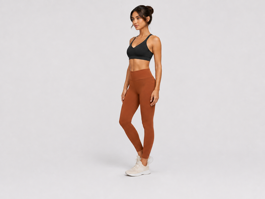 Women's V-Neck Strappy Sports Bra – Black | Light Support